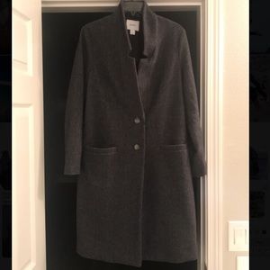 Grey old navy peacoat